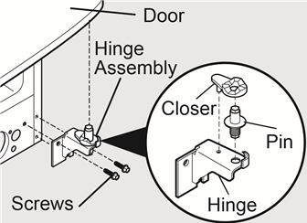 Frigidaire - FFSS2615TS - Adjustable Hinge Adjustable Hinge