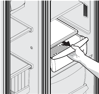 Frigidaire - FFSS2615TS - Deli Drawer (some models) Deli Drawer (some models)