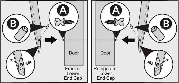 Frigidaire - FFSS2615TS - HANDLE INSTALLATION Step 2 HANDLE INSTALLATION Step 2