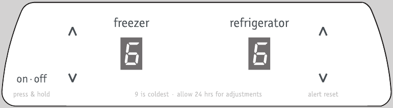 Frigidaire - FFSS2615TS - Temperature Adjustment Temperature Adjustment