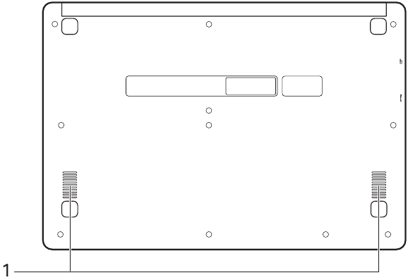 Acer - Chromebook 315 - Bottom view Bottom view