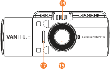 Vantrue - OnDash N4 - Camera Overview Step 5 Camera Overview Step 5