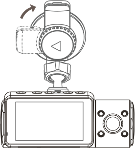 Vantrue - OnDash N4 - Installing the camera onto your windshield Step 2 Installing the camera onto your windshield Step 2