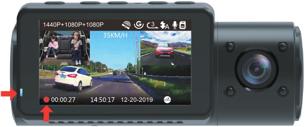 Vantrue - OnDash N4 - Loop Recording Loop Recording