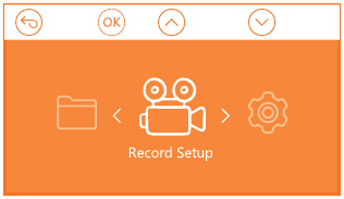 Vantrue - OnDash N4 - Menu Settings Step 1 Menu Settings Step 1