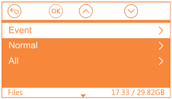 Vantrue - OnDash N4 - Menu Settings Step 4 Menu Settings Step 4