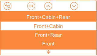 Vantrue - OnDash N4 - Switch Recording Mode/Resolution Front+Cabin Mode Step 1 Switch Recording Mode/Resolution Front+Cabin Mode Step 1