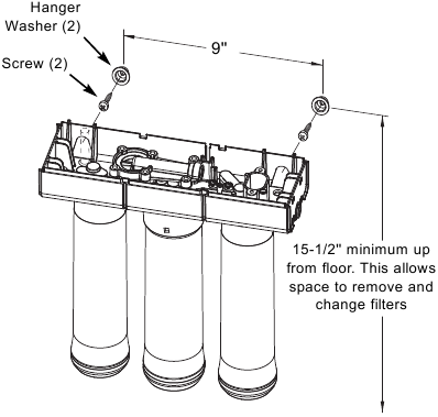 Whirlpool - WHER25 - INSTALL REVERSE OSMOSIS FILTER ASSEMBLY INSTALL REVERSE OSMOSIS FILTER ASSEMBLY