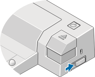 Dell - E-Port Plus - Docking Your Laptop Step 4 Docking Your Laptop Step 4