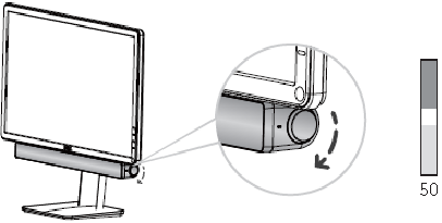 Dell - AC511 - Setting Up Your Dell USB Soundbar Step 6 Setting Up Your Dell USB Soundbar Step 6