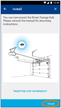 Chamberlain - Smart Garage MYQ-G0301 - Add New Device Step 12 Add New Device Step 12