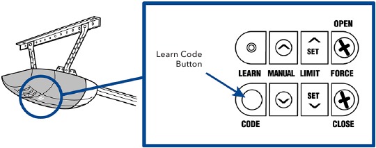Chamberlain - Smart Garage MYQ-G0301 - Locate the Program or Learn Button Overhead Door Products Locate the Program or Learn Button Overhead Door Products