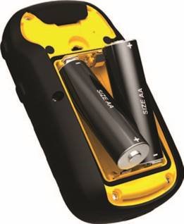 Garmin - eTrex 10 - Installing AA Batteries Installing AA Batteries