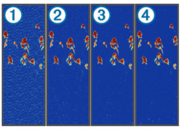 Garmin - striker 4 - Sonar Noise Rejection Settings Step 1 Sonar Noise Rejection Settings Step 1
