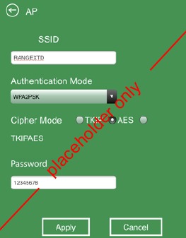 RANGEXTD - Wi-Fi Range Extender - CONFIGURING THE WIFI AP MODE Step 2 CONFIGURING THE WIFI AP MODE Step 2