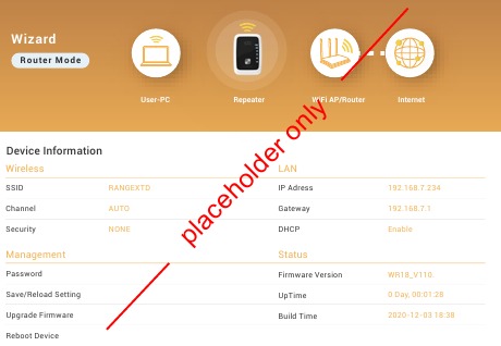 RANGEXTD - Wi-Fi Range Extender - CONFIGURING THE WIFI ROUTER MODE Step 3 CONFIGURING THE WIFI ROUTER MODE Step 3