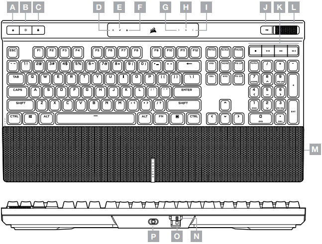 Corsair - K70 RGB PRO - Overview Step 1 Overview Step 1