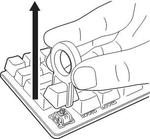 Corsair - K70 PRO MINI - Swapping Keyswitches Step 1 Swapping Keyswitches Step 1