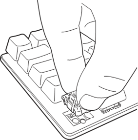 Corsair - K70 PRO MINI - Swapping Keyswitches Step 4 Swapping Keyswitches Step 4