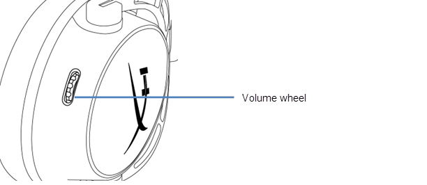 HyperX - Cloud Alpha Wireless - Volume Wheel Volume Wheel