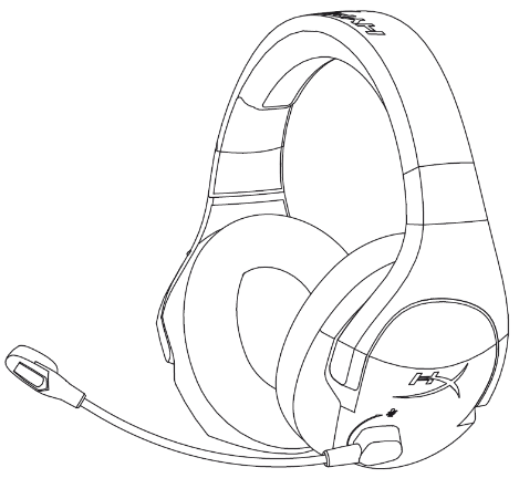 HYPERX - Cloud Stinger Wireless HX-HSCSW-BK - Overview Step 1 Overview Step 1