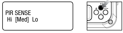 Wildgame Innovations - Shadow - PIR Sensitivity Step 1 PIR Sensitivity Step 1