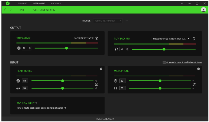 Razer - Seiren V2 X - Stream Mixer Stream Mixer