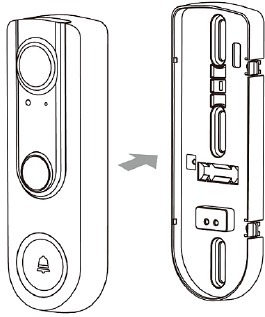 ADT - Pulse DBC845 - Installing Hardware - Attaching the Camera to the Bracket - Step 6 Installing Hardware - Attaching the Camera to the Bracket - Step 6