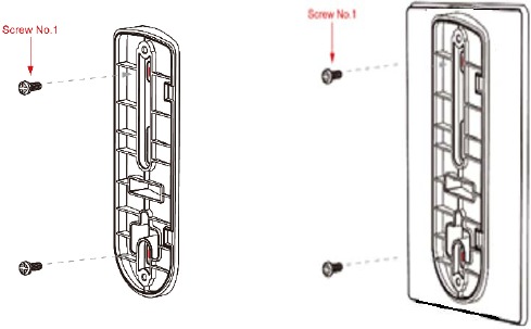 ADT - Pulse DBC845 - Using the Wedge Kit (Optional) Step 1 Using the Wedge Kit (Optional) Step 1