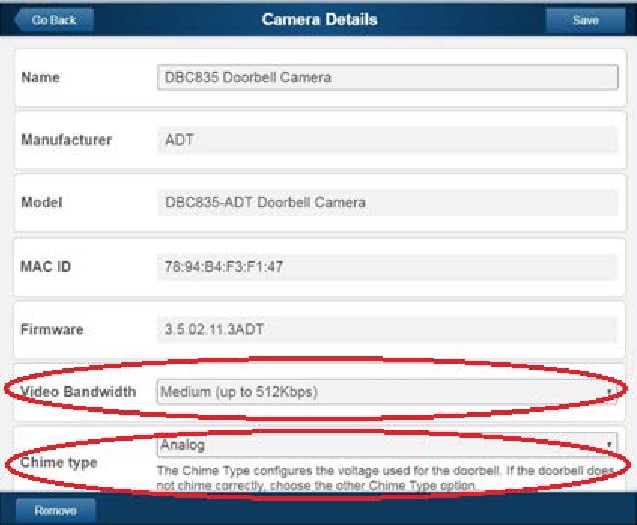 ADT - Pulse DBC845 - Using WPS with PIN - Saving Camera Details - Step 6 Using WPS with PIN - Saving Camera Details - Step 6