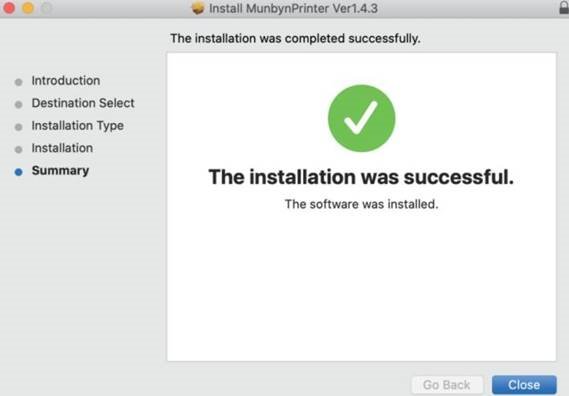 MUNBYN - ITPP988 - Mac Driver Installation Step 3 Mac Driver Installation Step 3