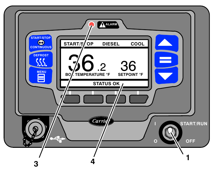 Carrier - Transicold X4 7300 - STARTING UNIT STARTING UNIT