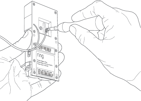 ring - Video Doorbell 2 - Connect the Wires (optional) Connect the Wires (optional)