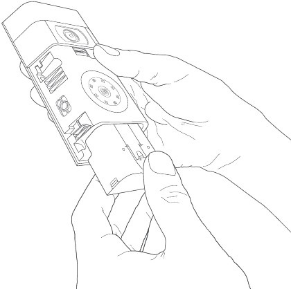 ring - Video Doorbell 2 - Insert the battery Insert the battery