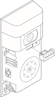 ring - Video Doorbell 2 - Insert the mini-level Insert the mini-level
