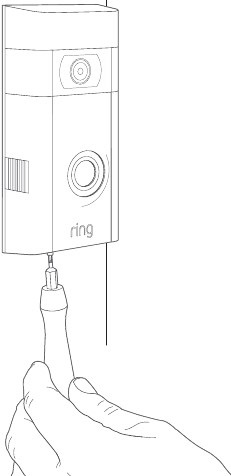 ring - Video Doorbell 2 - Secure with a security screw Secure with a security screw