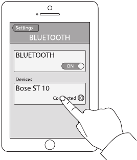 Bose - SoundTouch 10 - Pairing a Bluetooth® enabled device Step 2 Pairing a Bluetooth® enabled device Step 2