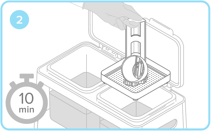 Formlabs - Form 2 - Wash Your Print Step 2 Wash Your Print Step 2