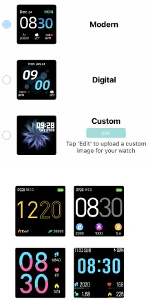 iTOUCH - Sport - Changing Watch Faces Changing Watch Faces
