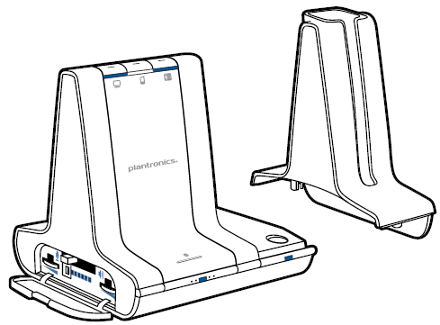 Plantronics - Savi W740-M - Base and charging cradle Base and charging cradle