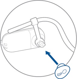 Plantronics - Savi W740-M - Behind-the-Head Assembly Step 3 Behind-the-Head Assembly Step 3