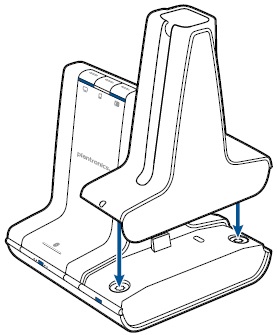 Plantronics - Savi W740-M - Charge Your Headset Step 1 Charge Your Headset Step 1