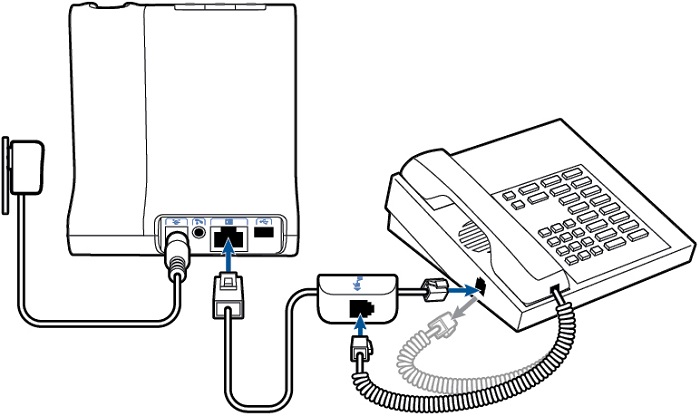 Plantronics - Savi W740-M - Desk phone (standard) Step 1 Desk phone (standard) Step 1