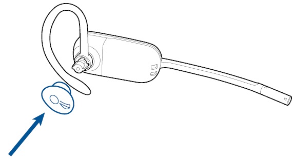 Plantronics - Savi W740-M - Left Over-the-Ear Assembly Step 3 Left Over-the-Ear Assembly Step 3