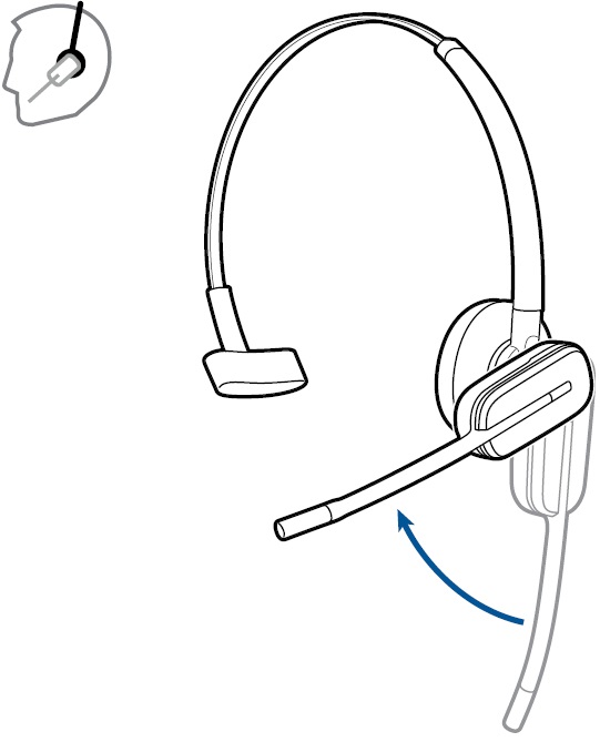Plantronics - Savi W740-M - Over-the-Head Assembly Step 3 Over-the-Head Assembly Step 3