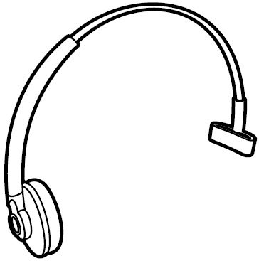 Plantronics - Savi W740-M - Over-the-head headband Over-the-head headband