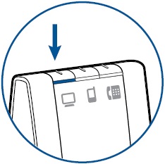 Plantronics - Savi W740-M - Place a Softphone Call Step 1 Place a Softphone Call Step 1