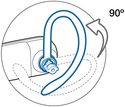 Plantronics - Savi W740-M - Right Over-the-Ear Assembly Step 2 Right Over-the-Ear Assembly Step 2