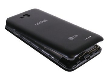 LG - Optimus L70 - Inserting the Cards - Step 1 Inserting the Cards - Step 1