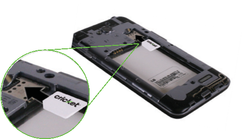 LG - Optimus L70 - Inserting the Cards - Step 2 Inserting the Cards - Step 2